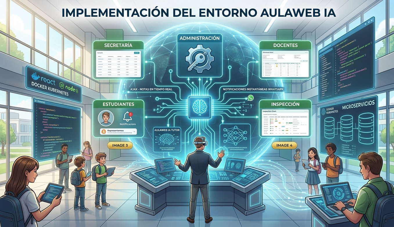 Implementación del Entorno AULAWEB IA